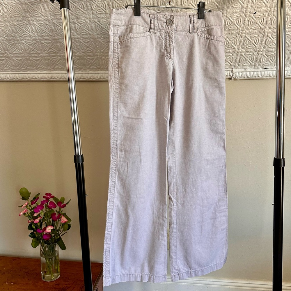 Light Gray H&M Wide Leg Pants